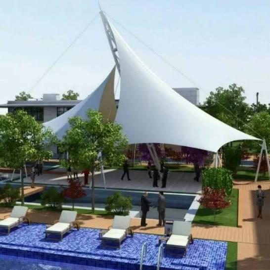 青岛即墨膜结构钢结构车棚雨棚厂家 专业加工，构筑城市防护新篇章